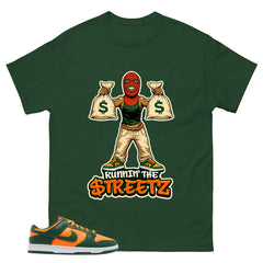 Runnin The Street Shirt - Match Green Dunk Low Miami Hurricanes