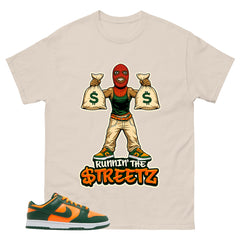 Runnin The Street Shirt - Match Green Dunk Low Miami Hurricanes
