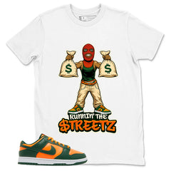 Runnin The Street Shirt - Match Green Dunk Low Miami Hurricanes