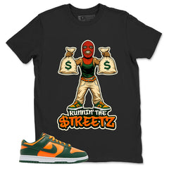 Runnin The Street Shirt - Match Green Dunk Low Miami Hurricanes