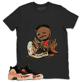 Sad Voodoo Graphic Tee, Shirt to Match Air Foamposite One Copper, Air Foamposite Unisex Black Shirt