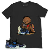Sad Voodoo Graphic Tee, Shirt to Match Air Foamposite One Galaxy, Air Foamposite Unisex Black Shirt