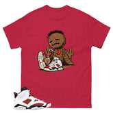 Sad Voodoo Shirt - Match White Air Jordan 6 Carmine