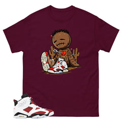 Sad Voodoo Shirt - Match White Air Jordan 6 Carmine
