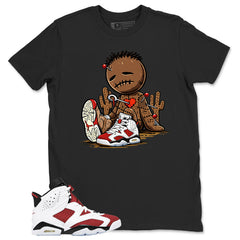 Sad Voodoo Shirt - Match White Air Jordan 6 Carmine