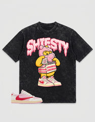 Sail Tropical Pink Travis Scott 1s Zadago Washed T-shirt Shiesty Pooh Graphic
