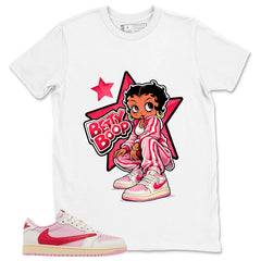 Sail Tropical Pink Travis Scott 1s Zadago Shirt Betty Boop Graphic 2