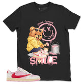Sail Tropical Pink Travis Scott 1s Zadago Shirt Don't Forget Smile Graphic