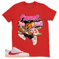 Sail Tropical Pink Travis Scott 1s Zadago Shirt Finesse The Bag Graphic