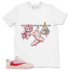 Sail Tropical Pink Travis Scott 1s Zadago Shirt Fresh Sneaker Graphic