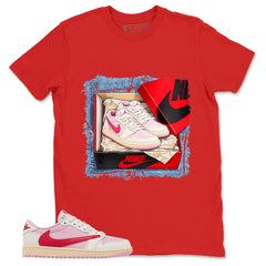 Sail Tropical Pink Travis Scott 1s Zadago Shirt New Kicks Graphic