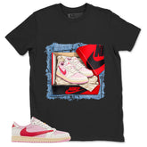 Sail Tropical Pink Travis Scott 1s Zadago Shirt New Kicks Graphic