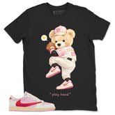 Sail Tropical Pink Travis Scott 1s Zadago Shirt Play Hard Bear Graphic