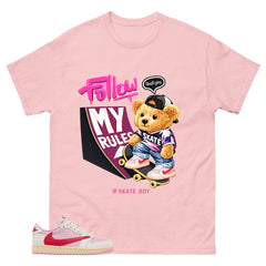 Sail Tropical Pink Travis Scott 1s Zadago Shirt Skate Boy Graphic