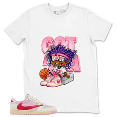 Sail Tropical Pink Travis Scott 1s Zadago Washed T-shirt Don't Forget Smile Graphic
