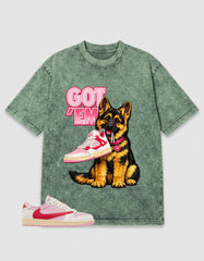Sail Tropical Pink Travis Scott 1s Zadago Washed T-shirt Got 'Em GS Graphic