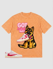 Sail Tropical Pink Travis Scott 1s Zadago Washed T-shirt Got 'Em GS Graphic