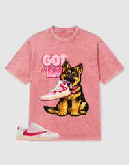 Sail Tropical Pink Travis Scott 1s Zadago Washed T-shirt Got 'Em GS Graphic