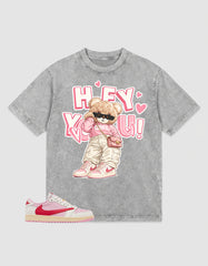 Sail Tropical Pink Travis Scott 1s Zadago Shirt Washed T-shirt Hey You Graphic