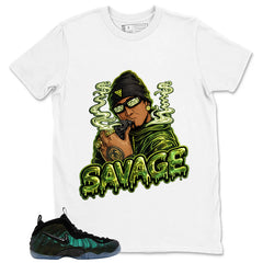 Savage Shirt - Match Air Foamposite Pro Pine Green