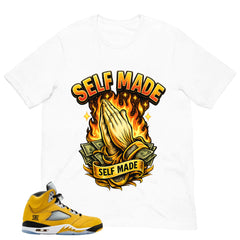 Graphic Tee Self Made Shirt - Matching Air Jordan 5 T23 Tokyo