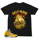 Graphic Tee Self Made Shirt - Matching Air Jordan 5 T23 Tokyo
