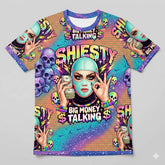 Shiesty Big Money Talking All Over Print Shirt Match Dylan Harper x Air Zoom GT Cut Tri-State