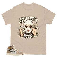 Shiesty Big Money Talking Shirt - Match Cream Wmns Air Jordan 1 Khaki