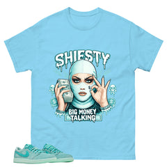 Shiesty Big Money Talking Shirt - Match Womens Air Jordan 1 Washed Teal