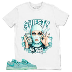 Shiesty Big Money Talking Shirt - Match Womens Air Jordan 1 Washed Teal