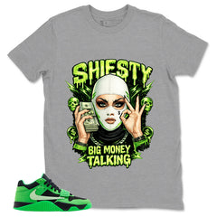 Shiesty Big Talking Money Shirt - Match Travis Scott x Air Jordan Jumpman Jack Green Spark