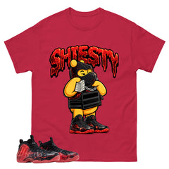Shiesty Pooh Graphic Tee, Shirt to Match Air Foamposite Stranger Things, Air Foamposite Unisex Blue Shirt