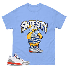Shiesty Pooh Shirt - Match Blue Air Jordan 3 Knicks