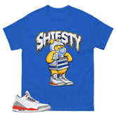 Shiesty Pooh Shirt - Match Blue Air Jordan 3 Knicks