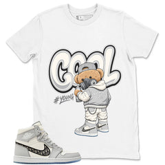 Graphic T-shirt to Match Wolf Grey 1s - Cool Boy Graphic
