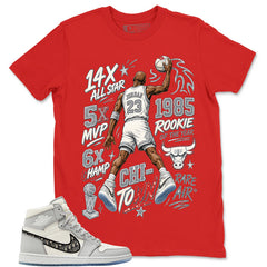 Graphic T-shirt to Match 1s - The Greatest Of All Time Graphic
