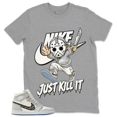 Graphic T-shirt to Match Wolf Grey 1s - Just Kill It Graphic