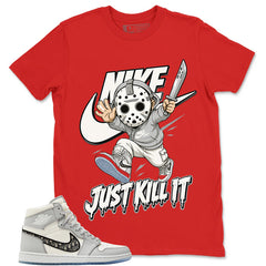 Graphic T-shirt to Match Wolf Grey 1s - Just Kill It Graphic