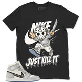 Graphic T-shirt to Match Wolf Grey 1s - Just Kill It Graphic