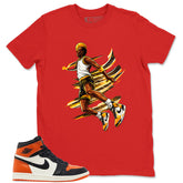 Graphic T-shirt to Match Shattered Backboard 1s - Air Baller Graphic