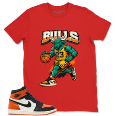 Graphic T-shirt to Match Shattered Backboard 1s - Bull 23 Graphic
