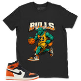 Graphic T-shirt to Match Shattered Backboard 1s - Bull 23 Graphic