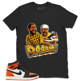 Graphic T-shirt to Match Shattered Backboard 1s - Daaamn Sneaker Graphic