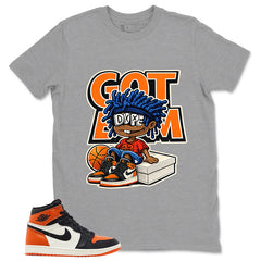 Graphic T-shirt to Match Shattered Backboard 1s - Got 'Em Dope Graphic