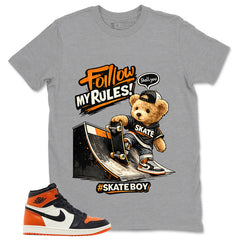 Graphic T-shirt to Match Shattered Backboard 1s - Skate Boy Graphic