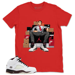 Graphic T-shirt to Match A Maniere Black Collective 5s - Sole Boss Graphic