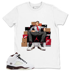 Graphic T-shirt to Match A Maniere Black Collective 5s - Sole Boss Graphic