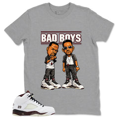 Graphic T-shirt to Match A Maniere Black Collective 5s - Bad Boys Graphic
