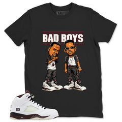Graphic T-shirt to Match A Maniere Black Collective 5s - Bad Boys Graphic