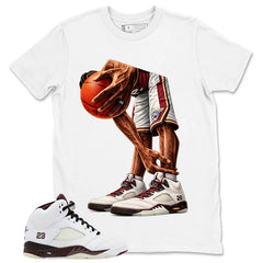 Graphic T-shirt to Match A Maniere Black Collective 5s - Ball Mode Graphic
